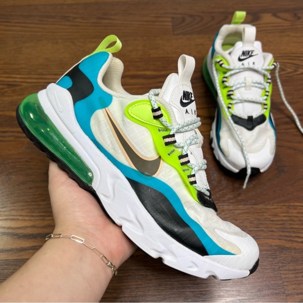 2020 Nike Air Max 270 React SE 'Oracle Aqua' size 6Y